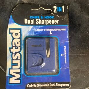 Blue Knife & Hook Dual Sharpener